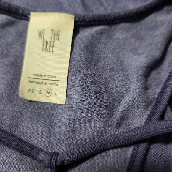 Free People purple  t front tank new size medium - Picture 5 of 5